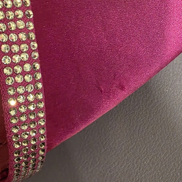 Zara Vibrant Pink Embellished Strappy Heeled Square Toe Sandals Women's Size 39 - Picture 13 of 14